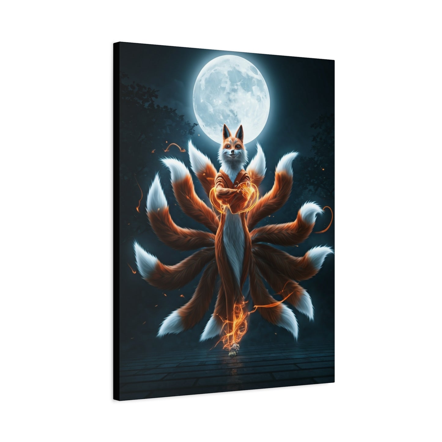 Lunar Fox Spirit Wall Art & Canvas Prints