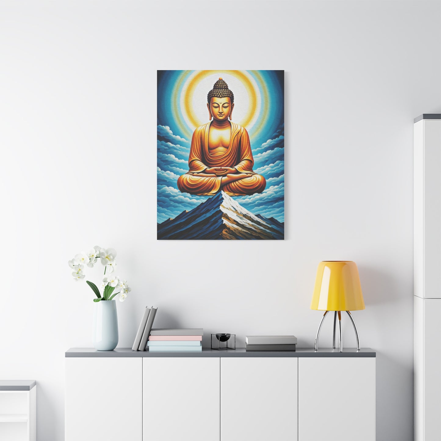 Celestial Buddha Above the Mountains