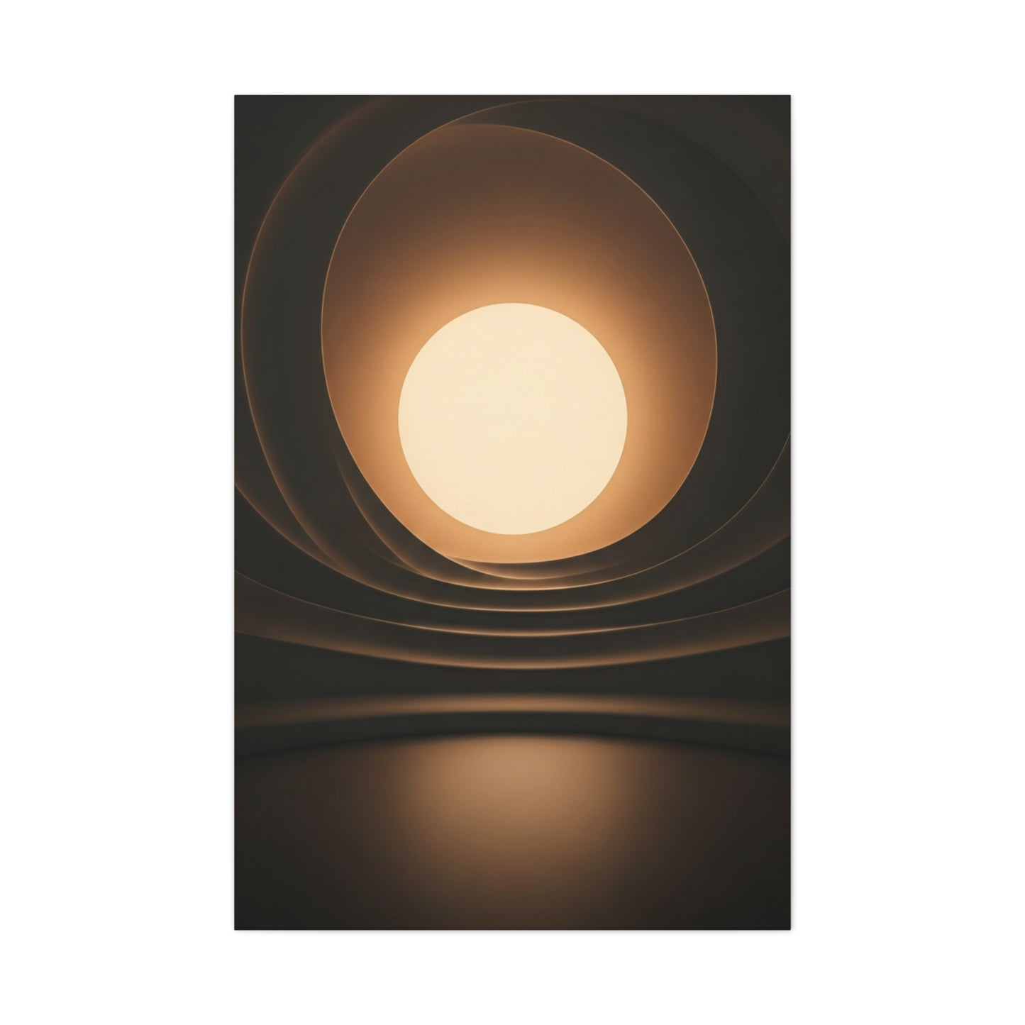 Radiant Sun Orb Reflection Wall Art & Canvas Prints