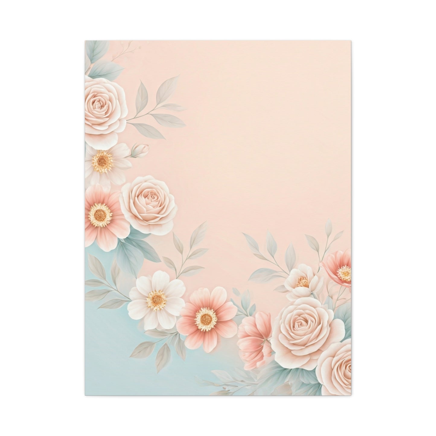 Soft Floral Harmony Wall Art & Canvas Prints