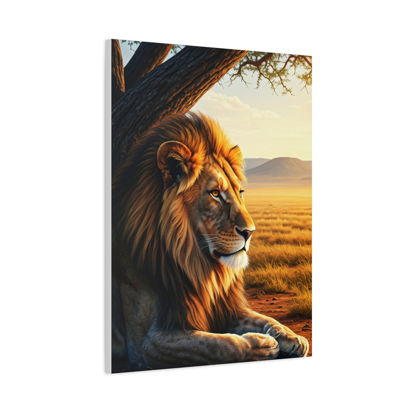 Lion of the Plains Wall Art & Canvas Prints