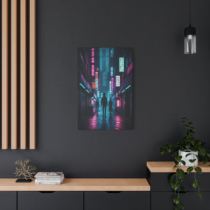 Neon Alley Wanderers Wall Art & Canvas Prints
