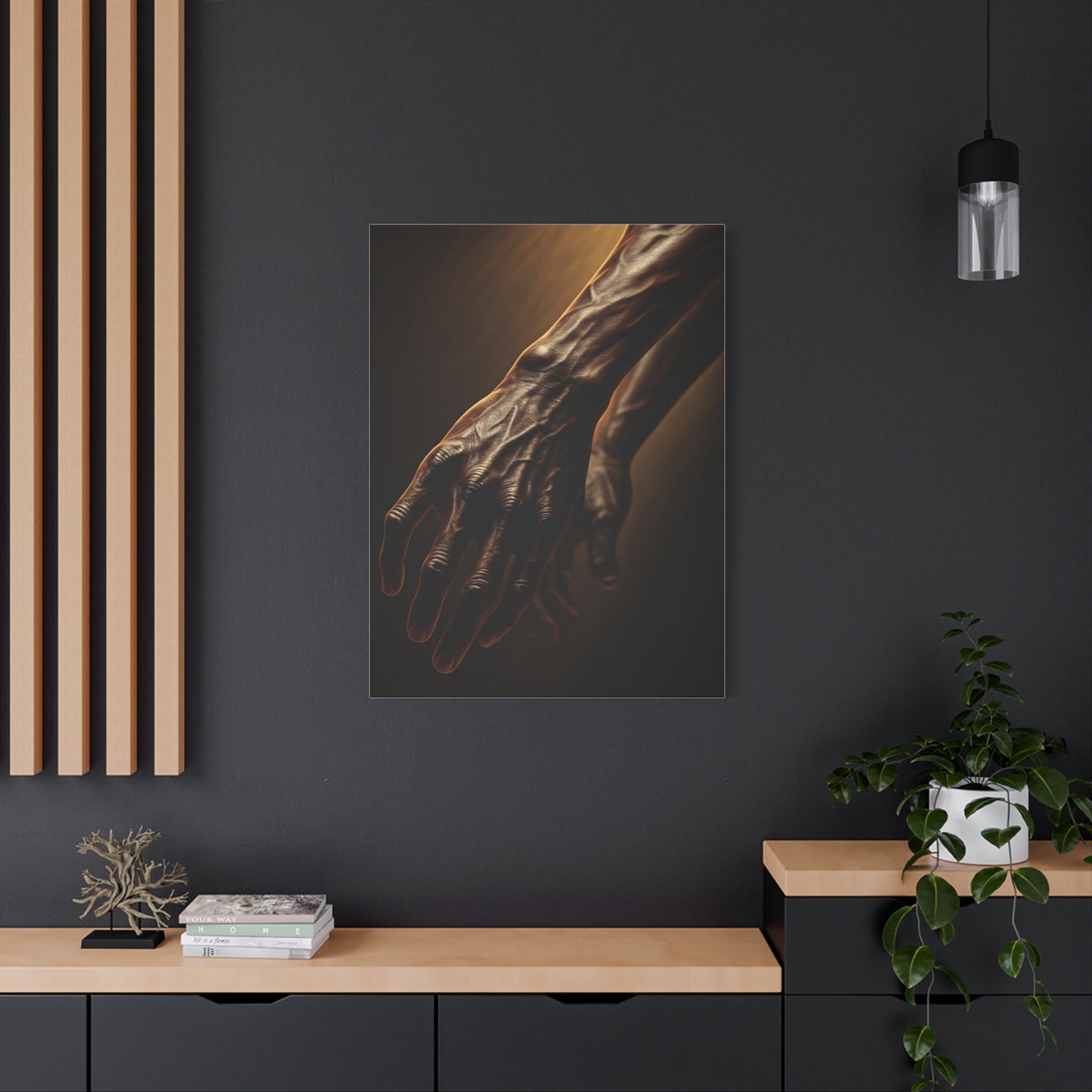Echoes of Resilience Hand Study Wall Art & Canvas Prints
