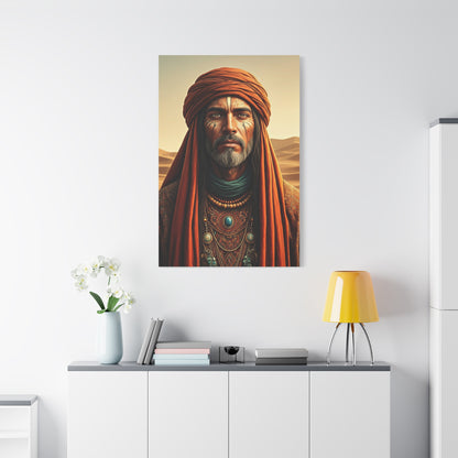 Desert Elder with Tribal Markings Wall Art & Canvas Prints