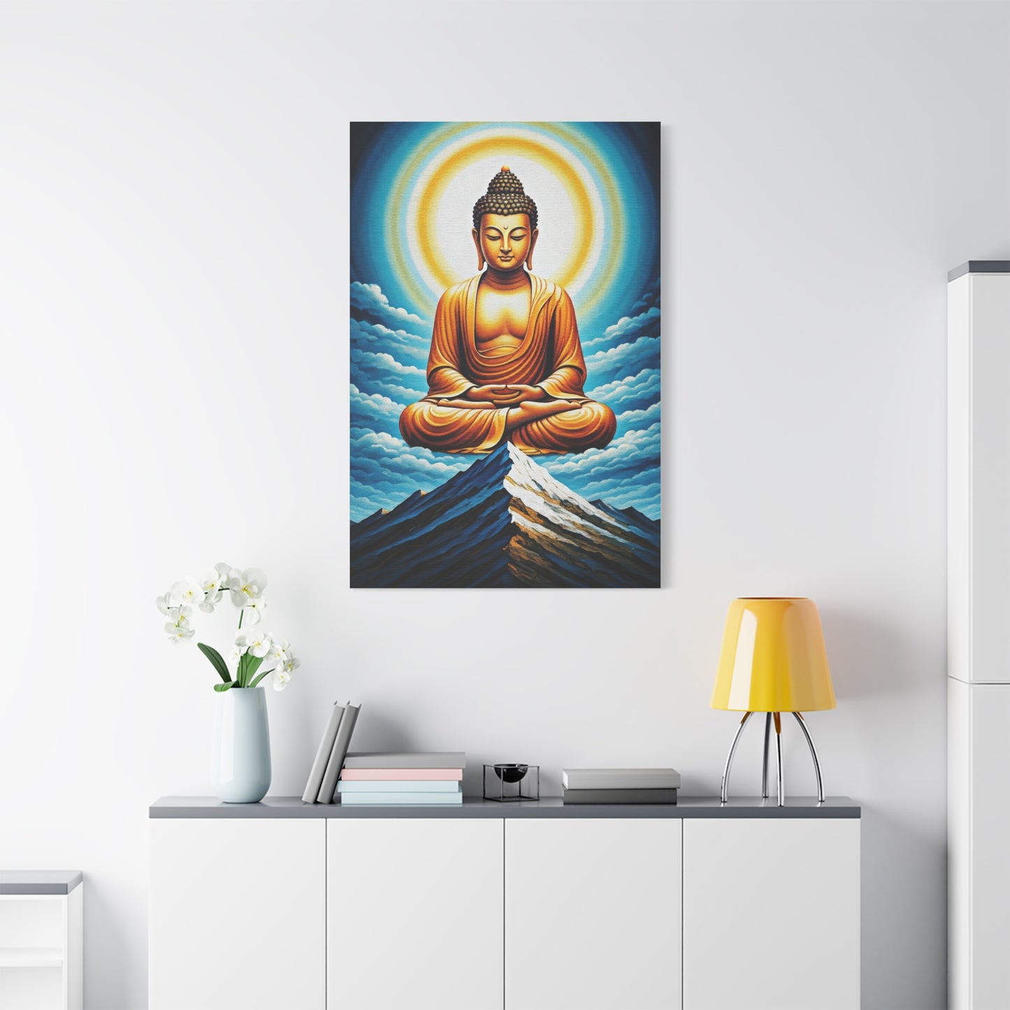 Celestial Buddha Above the Mountains