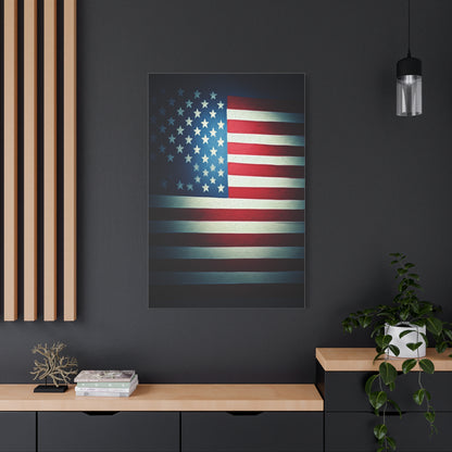 Minimalist Stars and Stripes Pride Wall Art & Canvas Prints