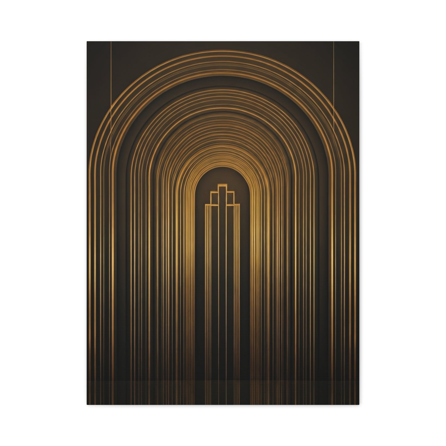 Grand Golden Archway Art Deco Wall Art & Canvas Prints