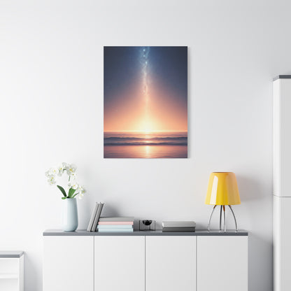 Celestial Path Over Calm Ocean Wall Art & Canvas Prints