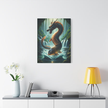 Dragon of the Emerald Falls Wall Art & Canvas Prints