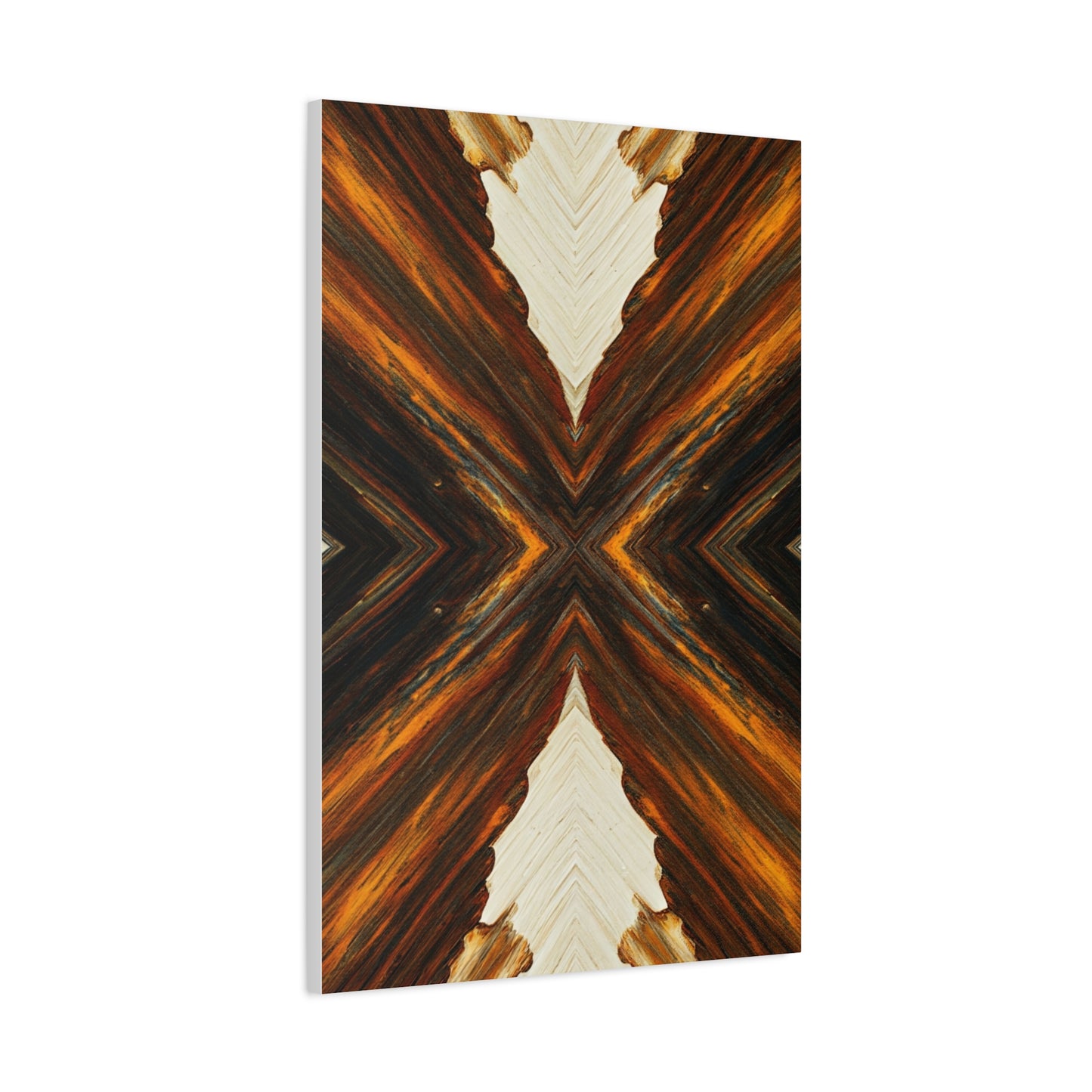 Symmetrical Earth Cross Abstract Wall Art & Canvas Prints
