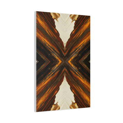 Symmetrical Earth Cross Abstract Wall Art & Canvas Prints