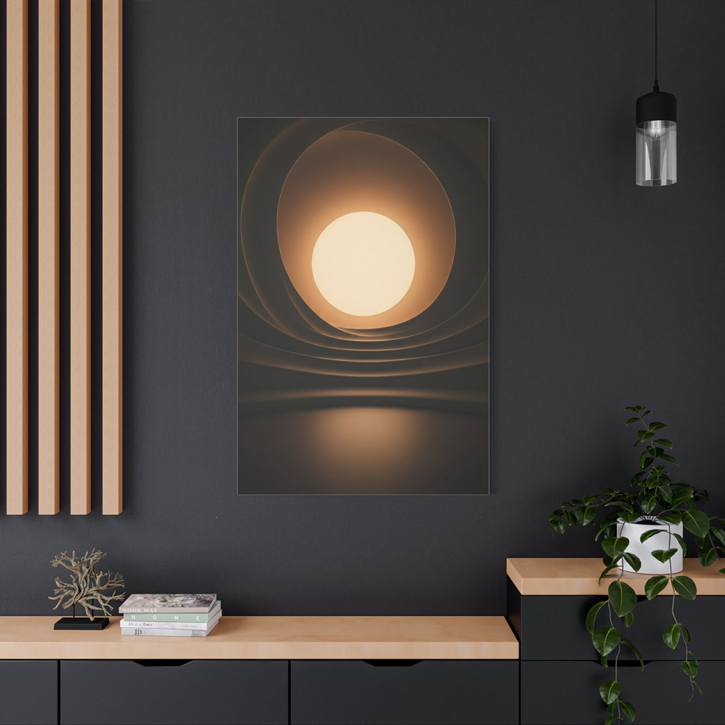 Radiant Sun Orb Reflection Wall Art & Canvas Prints