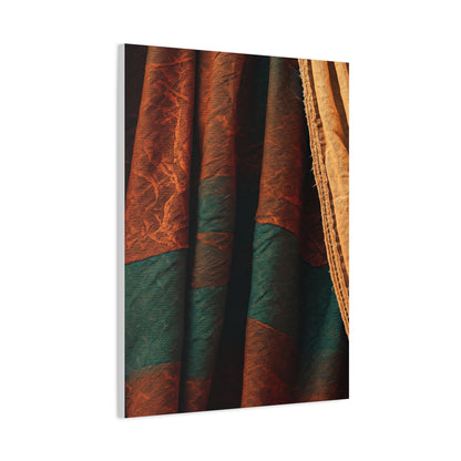 Earth-Toned Textile Layers Wall Art & Canvas Prints