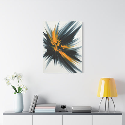 Golden Impact Burst Wall Art & Canvas Prints