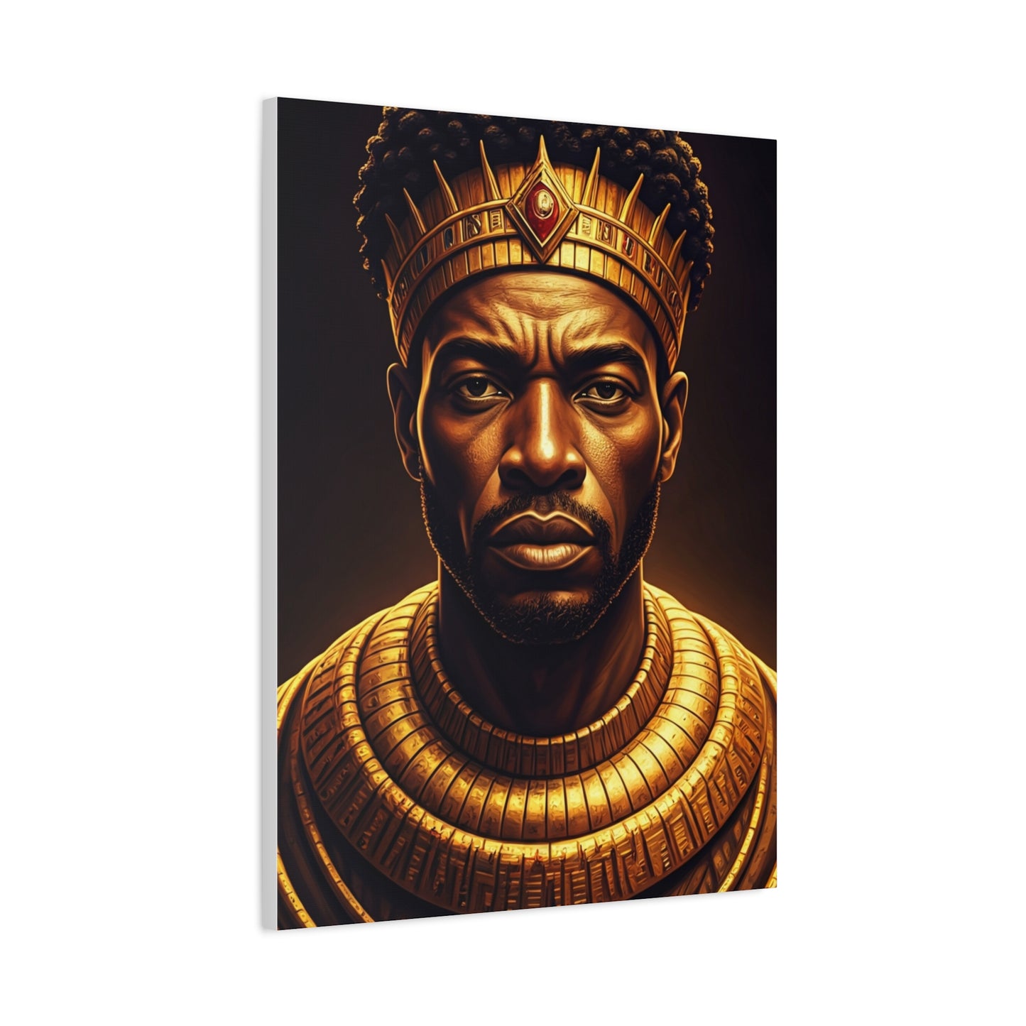 Golden Sovereign King Portrait Wall Art & Canvas Prints
