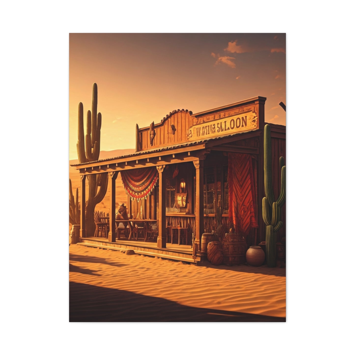 Desert Saloon Escape Wall Art & Canvas Prints