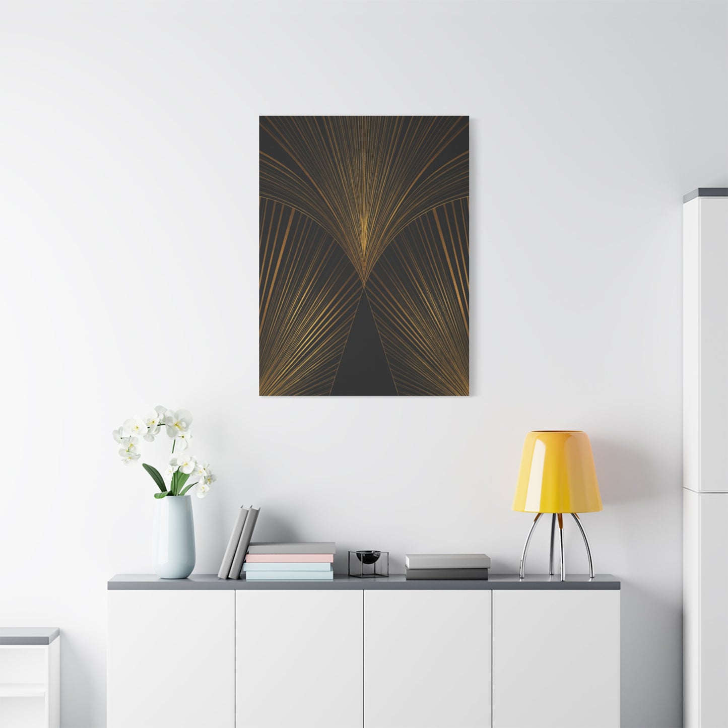 Golden Radiance Arc Deco Wall Art & Canvas Prints