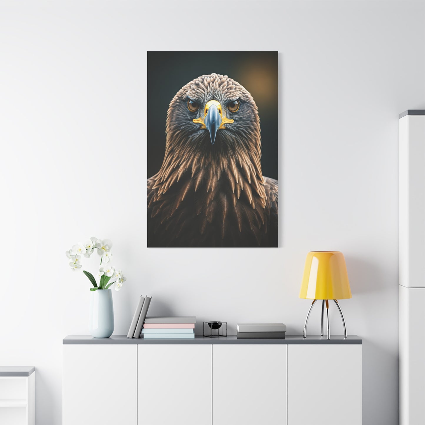 Intense Golden Eagle Close-Up Wall Art & Canvas Prints