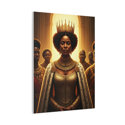 Golden Rain Regal Woman Wall Art & Canvas Prints