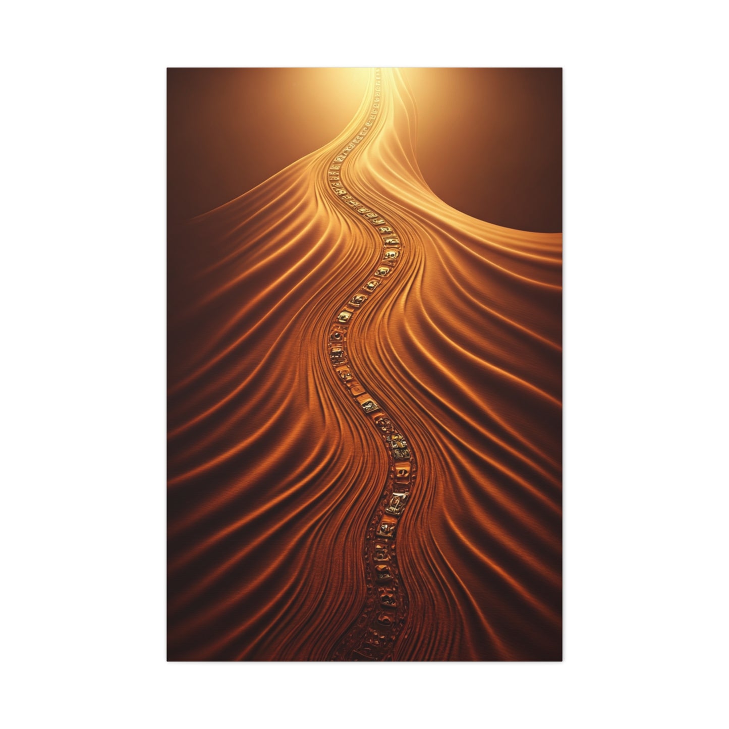 Path of Light Through the Desert Wall Art & Canvas Prints