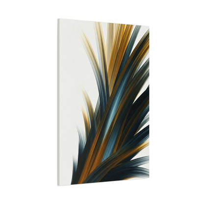 Blue and Gold Abstract Motion Wall Art & Canvas Prints