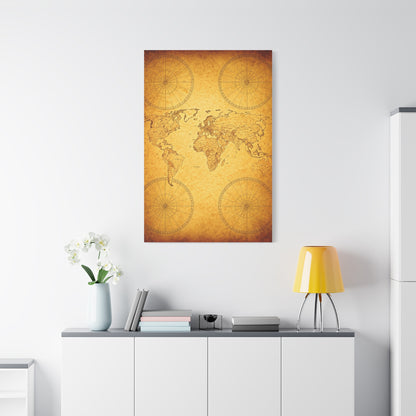 Golden Compass Mandala Wall Art & Canvas Prints