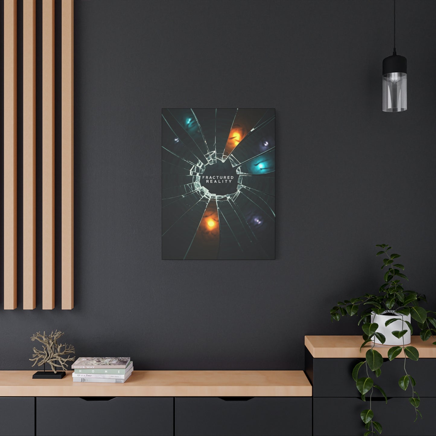 Fractured Reality Concept Wall Art & Canvas Prints