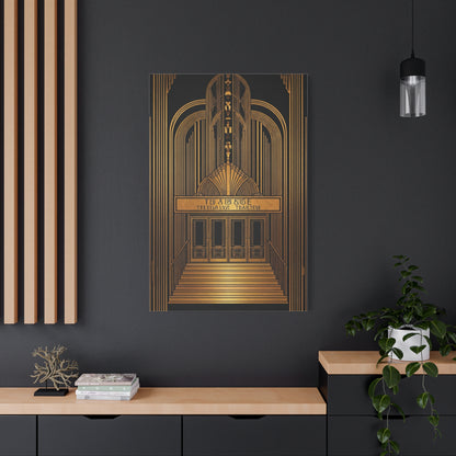 Grand Theatre Entrance Art Deco Wall Art & Canvas Prints