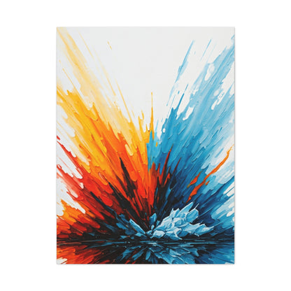 Vibrant Color Burst Abstract Wall Art & Canvas Prints