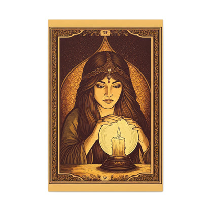 Mystic Candle Seer Wall Art & Canvas Prints