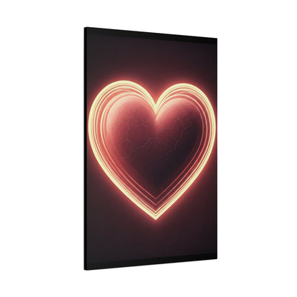 Glowing Heart Aura Wall Art & Canvas Prints