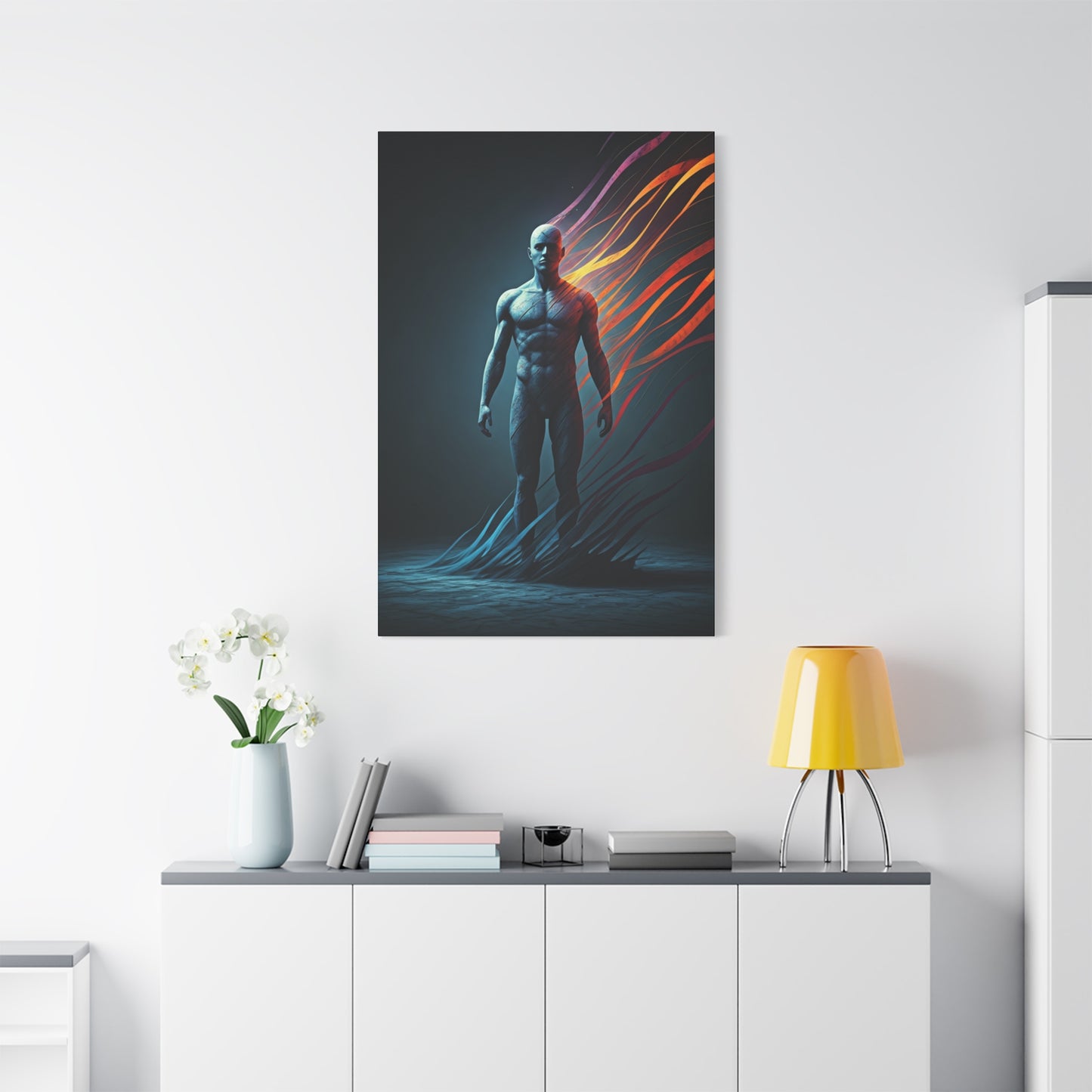 Energy Form Human Figure Wall Art & Canvas Prints