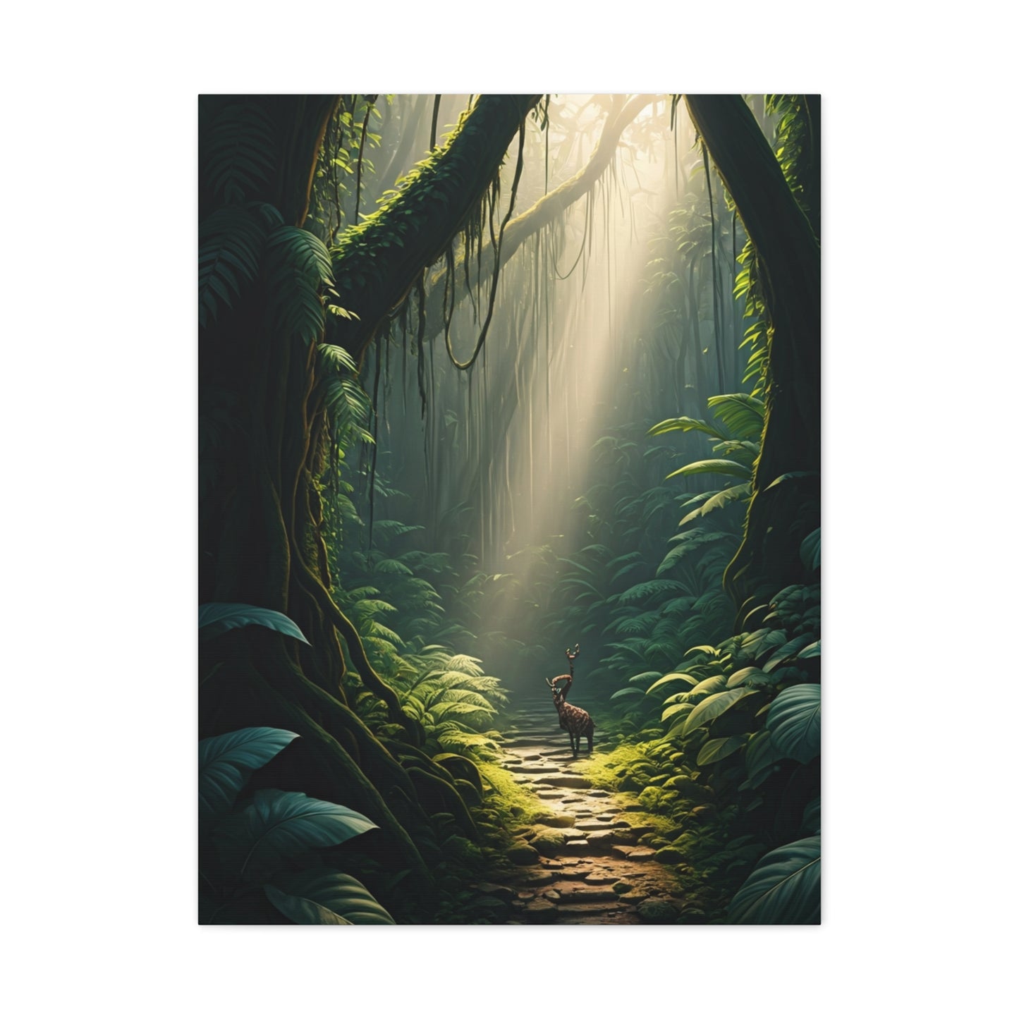 Jungle Pathway of Light Wall Art & Canvas Prints