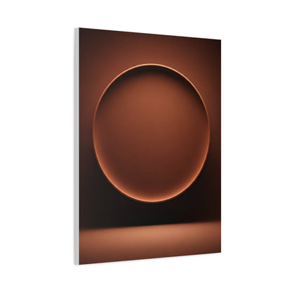 Luminous Bronze Sphere Minimal Wall Art & Canvas Prints