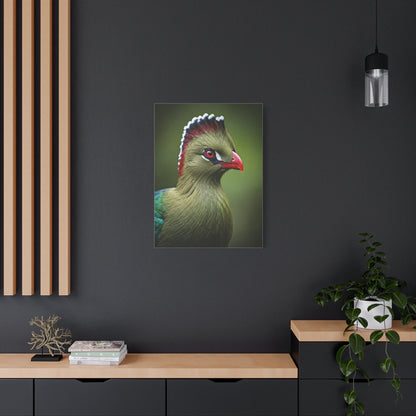 Emerald Crested Turaco Portrait Wall Art & Canvas Prints