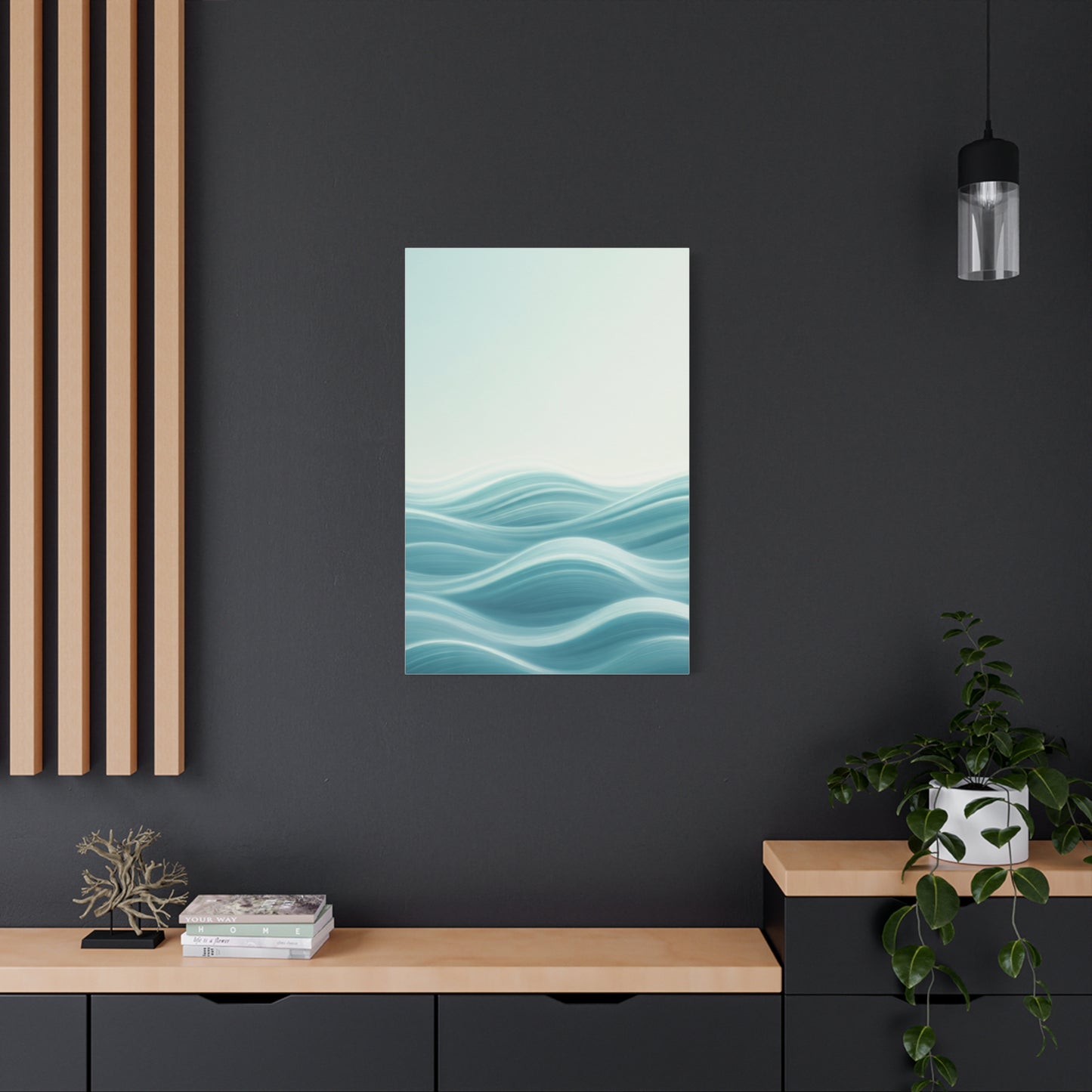 Dreamy Layered Ocean Waves Wall Art & Canvas Prints