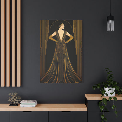 Grand Deco Evening Gown Elegance Wall Art & Canvas Prints
