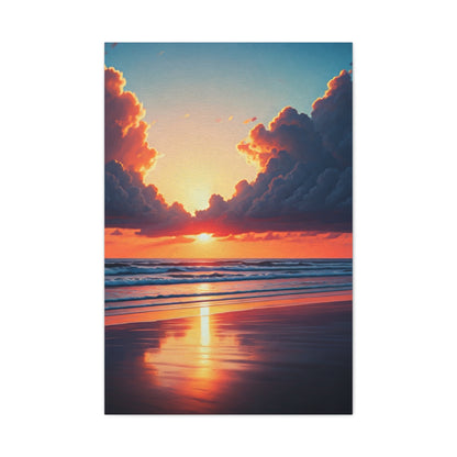 Cloud Framed Horizon Sunset Wall Art & Canvas Prints