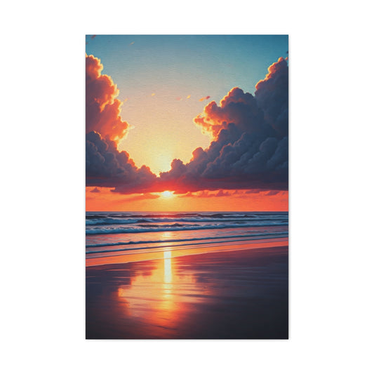 Cloud Framed Horizon Sunset Wall Art & Canvas Prints