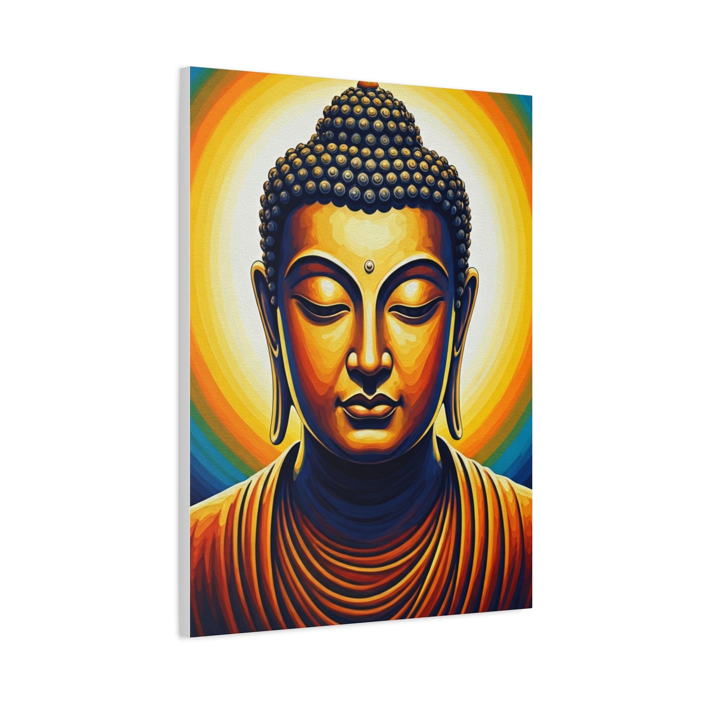 Rainbow Aura Enlightenment Buddha Wall Art & Canvas Prints