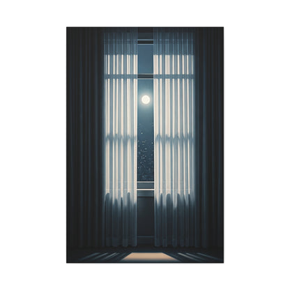 Moonlit Window Stillness Wall Art & Canvas Prints