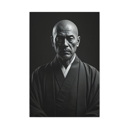 Stoic Figure in Minimalist Portrait Wall Art & Canvas Prints