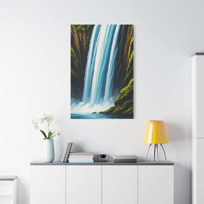 Tall Cascading Waterfall Wall Art & Canvas Prints