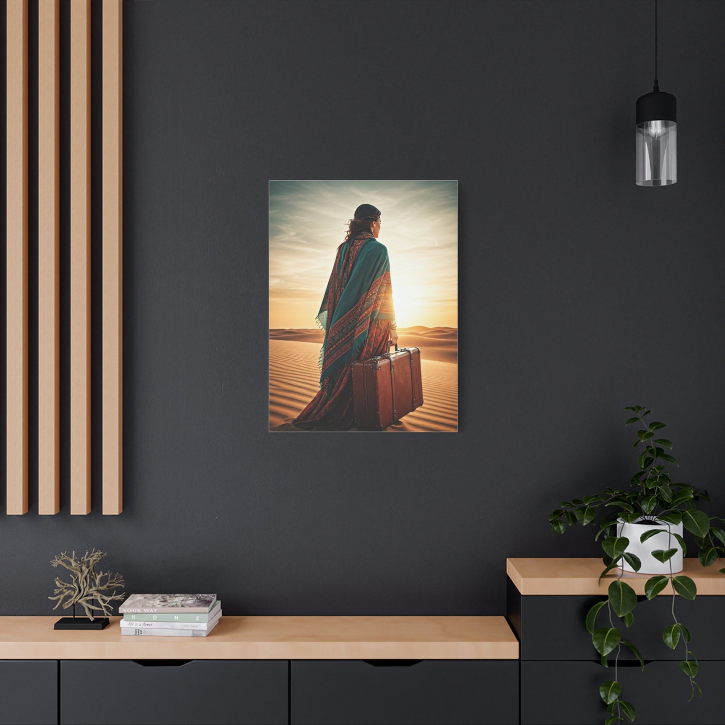 Desert Journey at Golden Hour – Wall Art & Canvas Prints