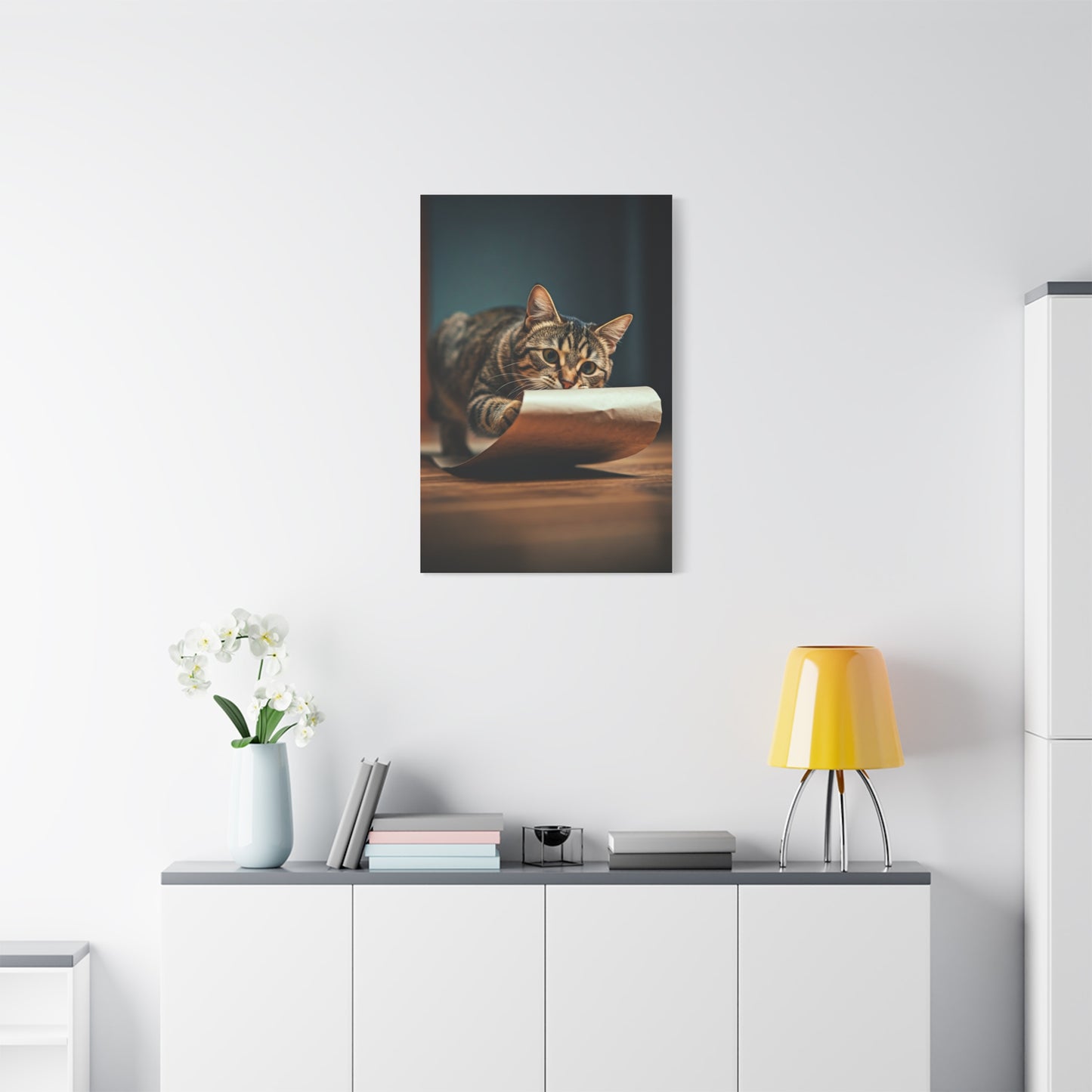 Curious Cat Moment Wall Art & Canvas Prints