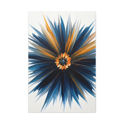 Midnight Bloom Radiance Abstract Wall Art & Canvas Prints