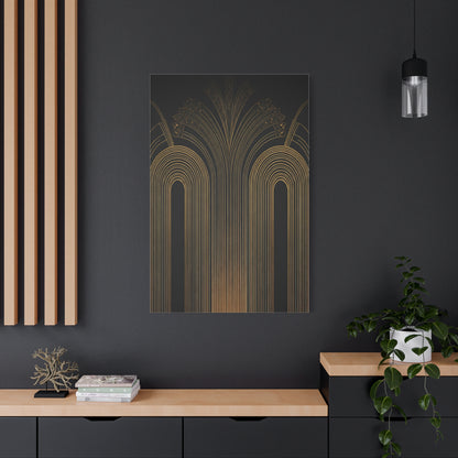 Golden Archway Symphony Art Deco Wall Art & Canvas Prints