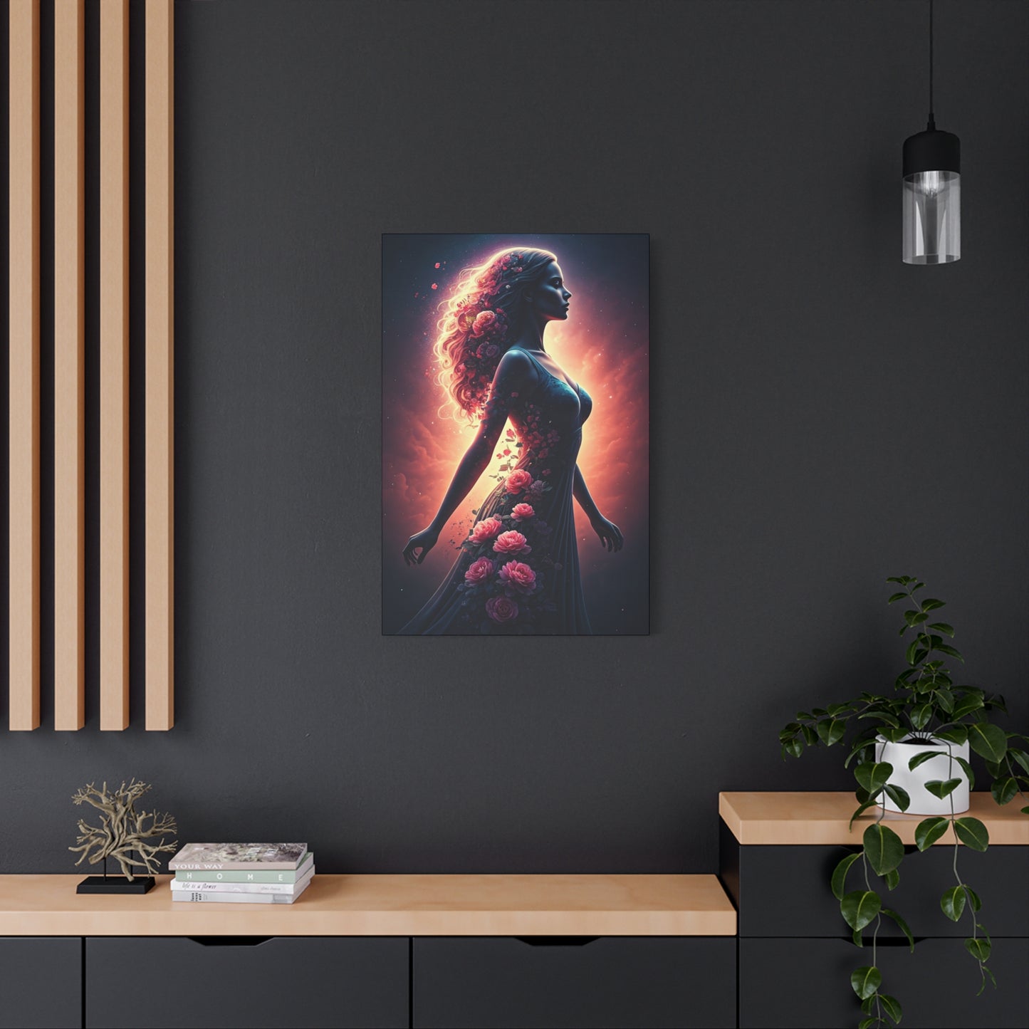 Blooming Energy Woman Wall Art & Canvas Prints