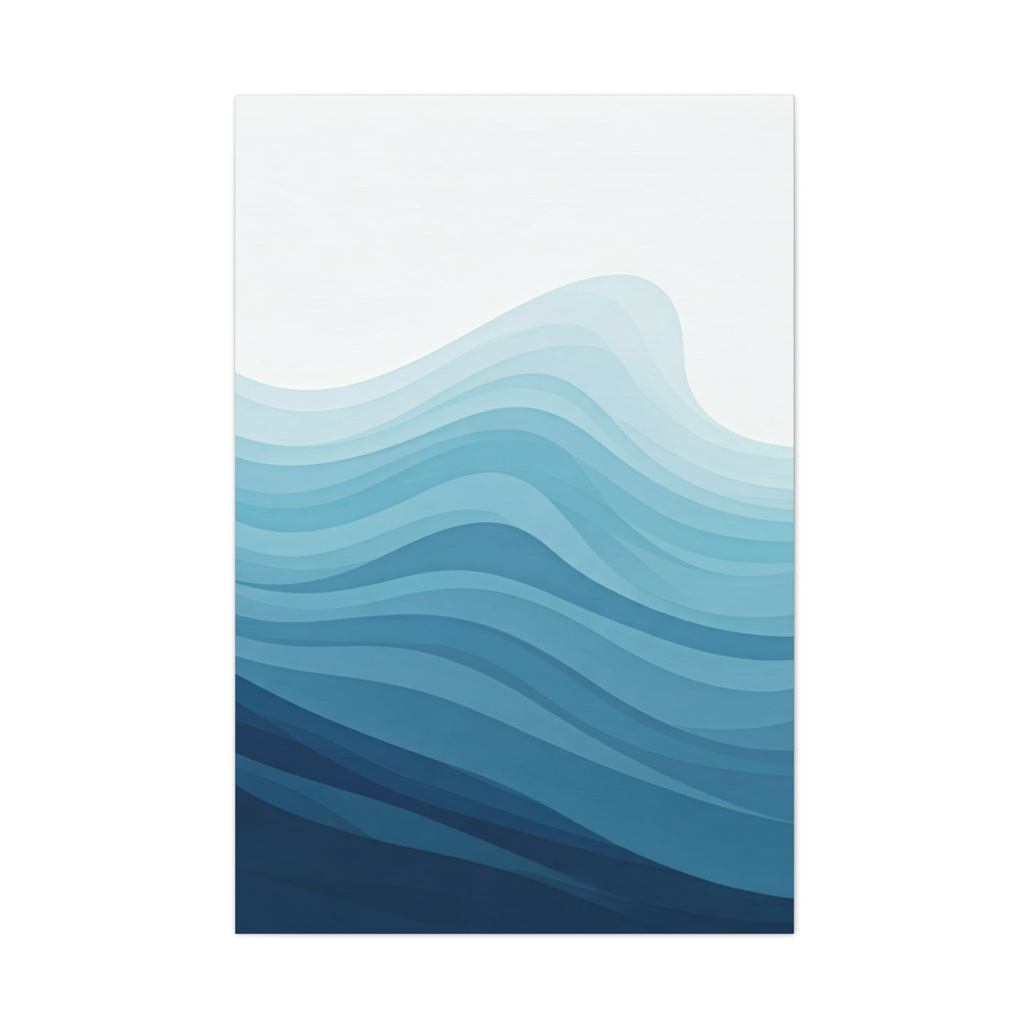 Layered Ocean Waves Abstract Wall Art & Canvas Prints