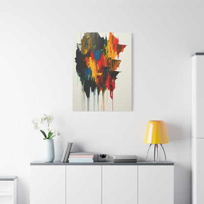 Multicolor Drip Abstract Wall Art & Canvas Prints